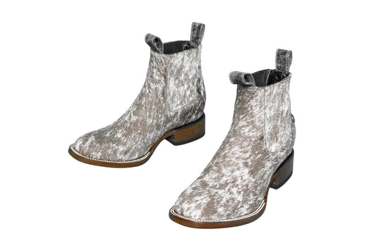 Aurora Cowhide Boots – Size 7.5 – Handmade Western Boots for Women