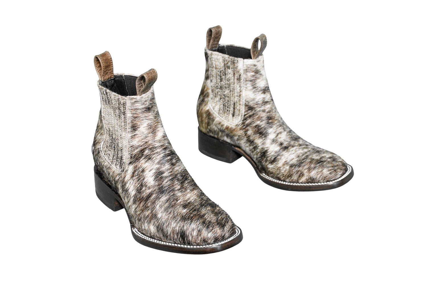 Aurora Cowhide Boots – Size 7.5 – Handmade Western Boots for Women