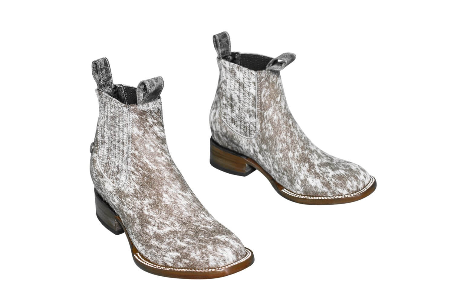 Aurora Cowhide Boots – Size 7.5 – Handmade Western Boots for Women