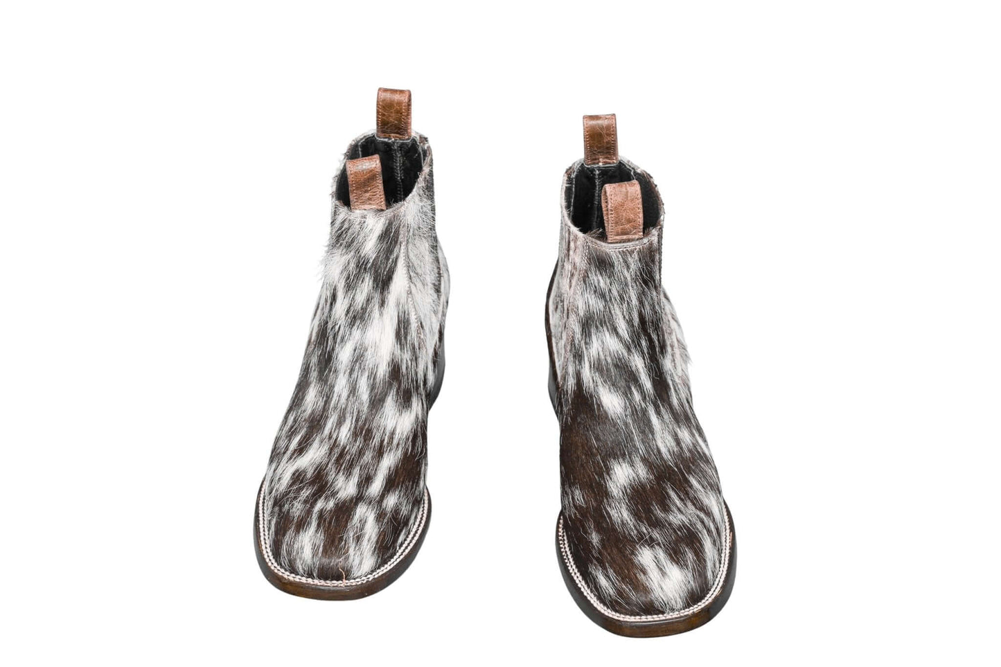 Aurora Cowhide Boots – Size 8 – Handmade Western Boots for Women