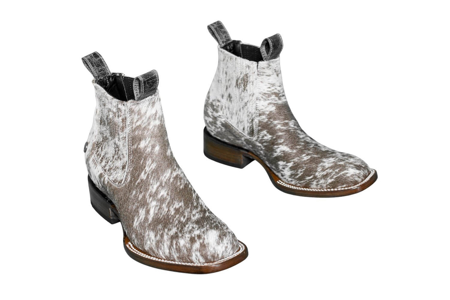 Aurora Cowhide Boots – Size 8.5 – Handmade Western Boots for Women