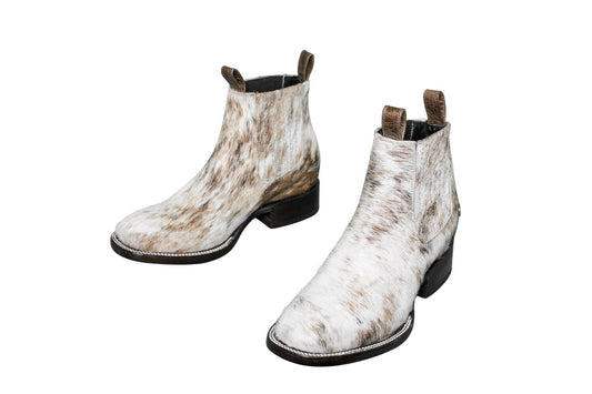 The Aurora Hair - on hide ankle boots - Size 8.5 - Stiefeld Boots