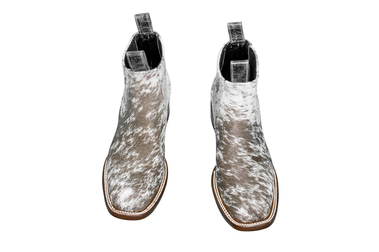 Aurora Cowhide Boots – Size 8.5 – Handmade Western Boots for Women