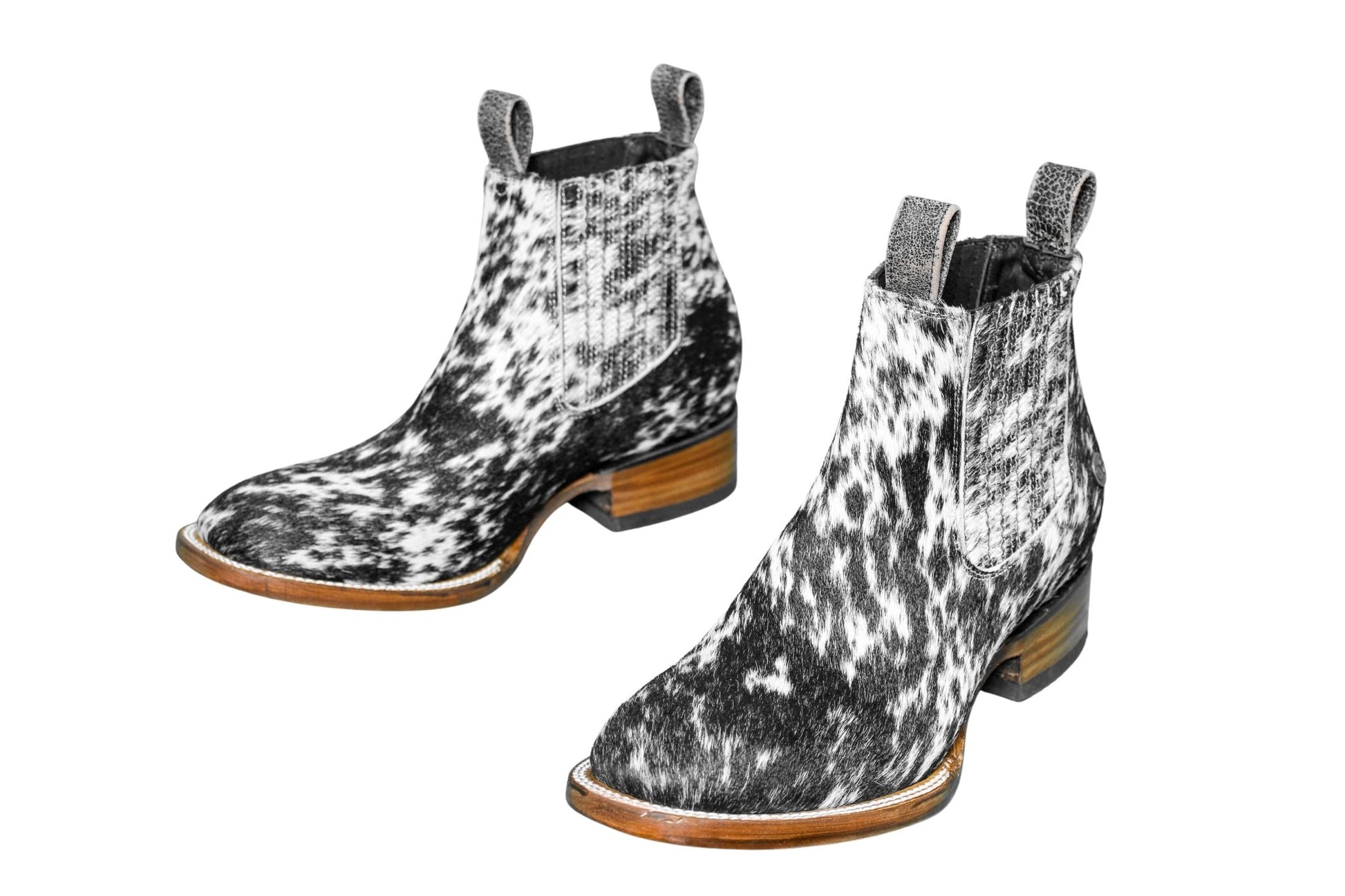 Aurora Cowhide Boots – Size 9 – Handmade Western Boots for Women