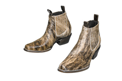 Aurora Cowhide Boots – Size 9 – Handmade Western Boots for Women