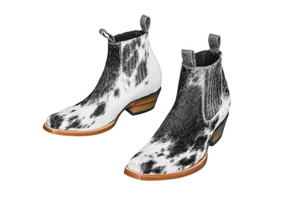 Aurora Cowhide Boots – Size 9.5 – Handmade Western Boots for Women