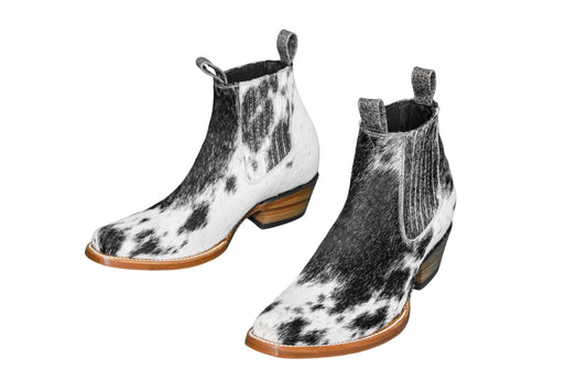 Aurora Cowhide Boots – Size 9.5 – Handmade Western Boots for Women