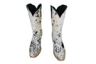 Carmen Tall Cowhide Boots – Hair-on Hide – Size 10 – Handmade Western Boots for Women
