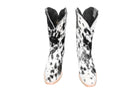 Carmen Tall Cowhide Boots – Hair-on Hide – Size 8.5 – Handmade Western Boots for Women