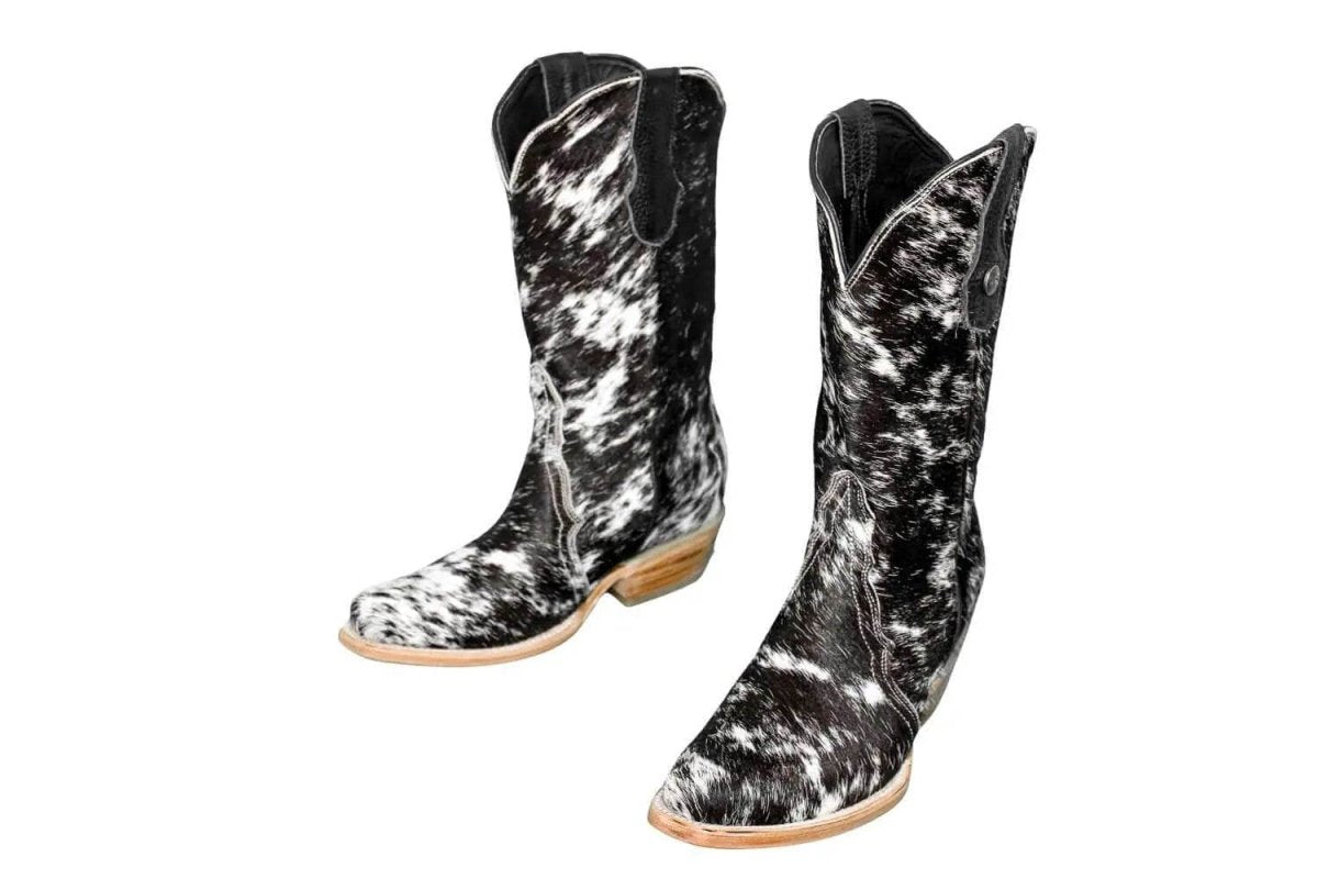 The Carmen Cowhide Boots – Size 6 - Stiefeld Boots
