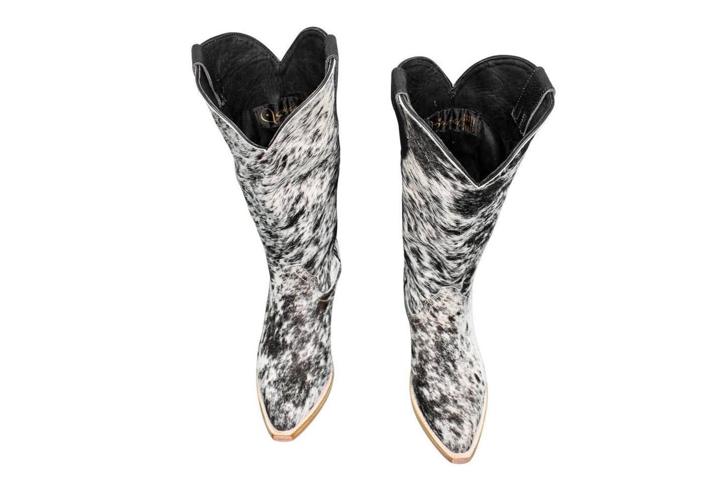Dakota Cowhide Leather Boots - Size 6.5 - Western Style Footwear for Women