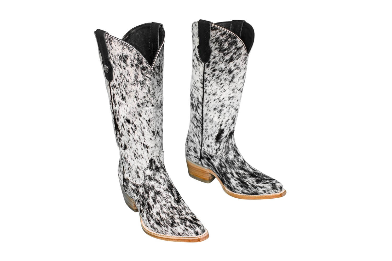 Dakota Cowhide Leather Boots - Size 7 - Western Style Footwear for Women