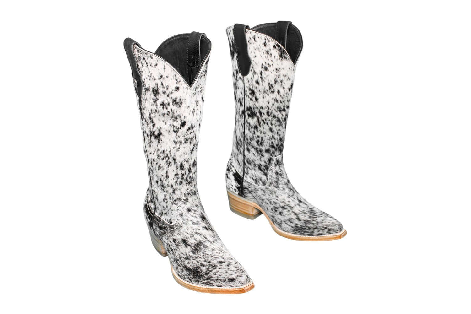Dakota Cowhide Leather Boots - Size 7.5 - Western Style Footwear for Women