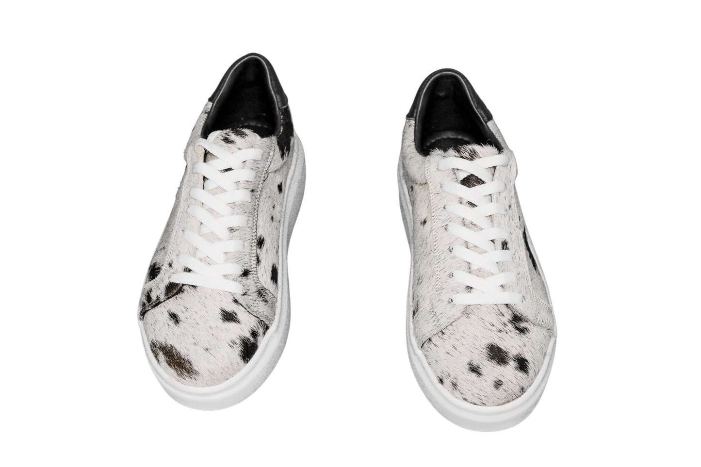 The Julia Cowhide Sneakers - Fur Cowhide Skin - Size 7.5