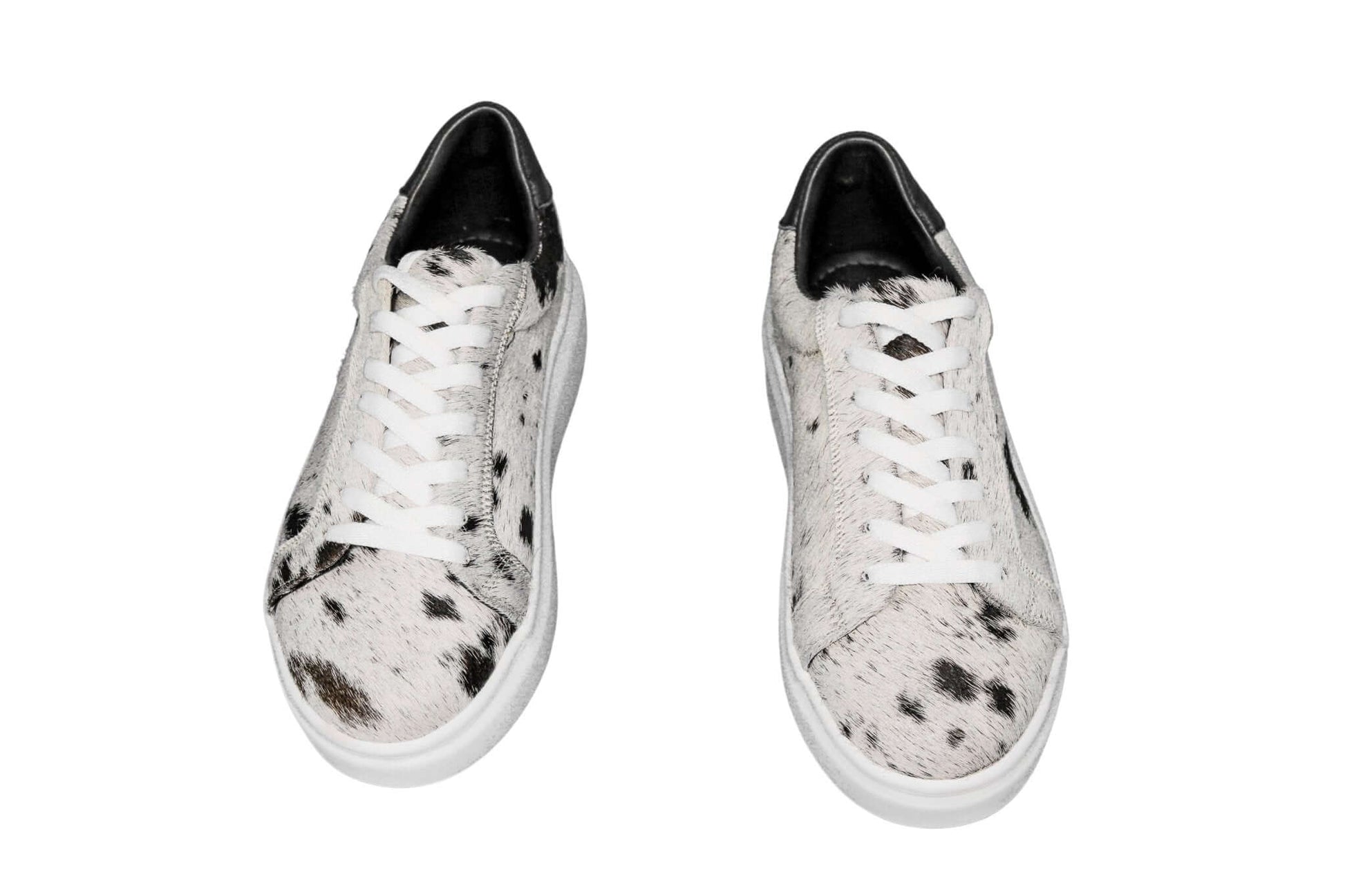 The Julia Cowhide Sneakers - Fur Cowhide Skin - Size 7.5