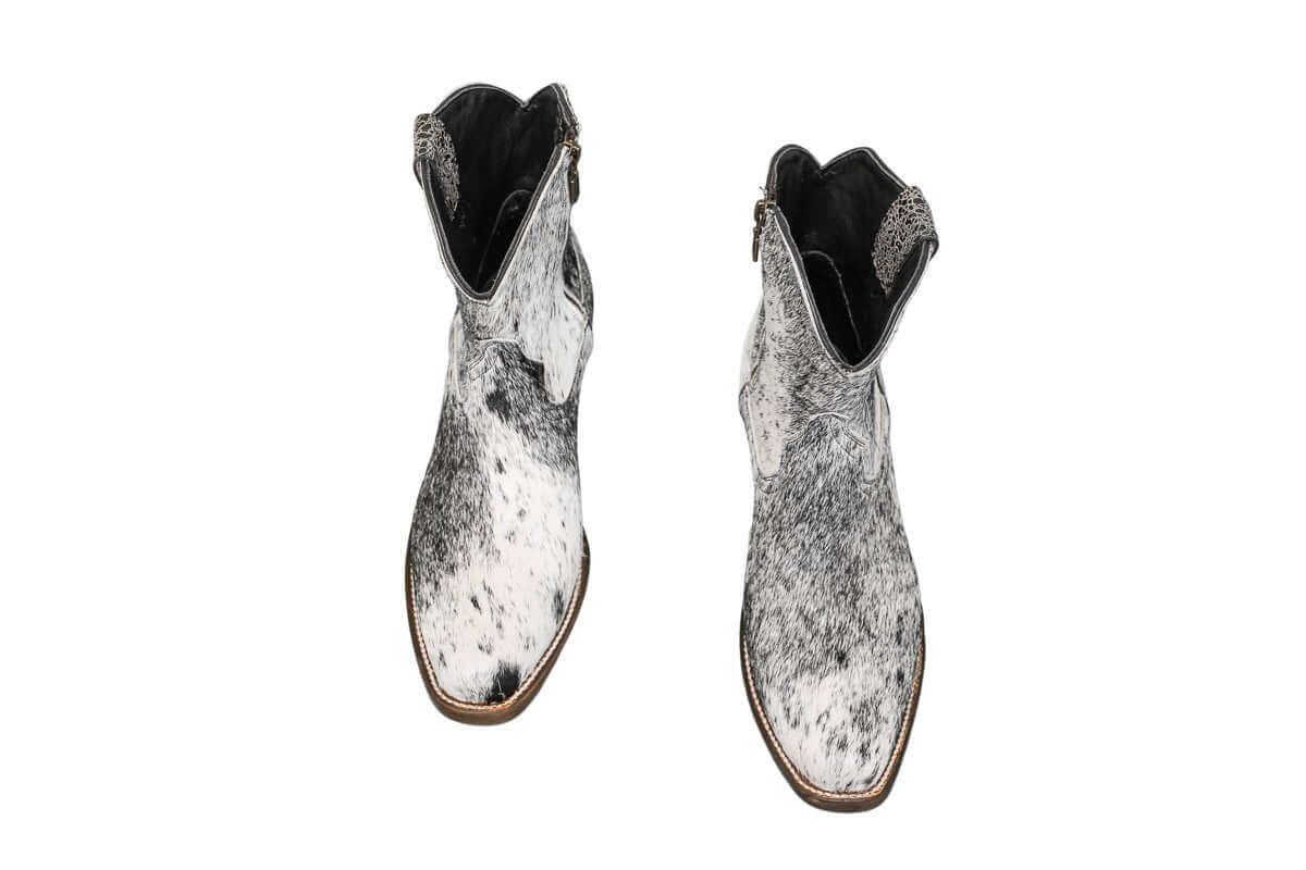 Loretta Cowhide Boots – Size 8.5 – Western Boots for Women