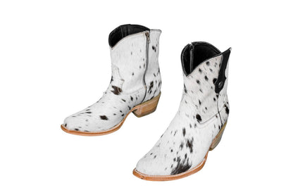 Loretta Cowhide Boots – Size 9 – Western Boots for Women