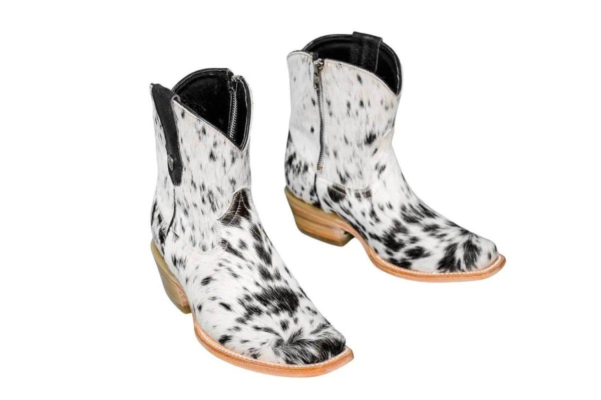 Loretta Cowhide Boots – Size 6 – Western Boots for Women