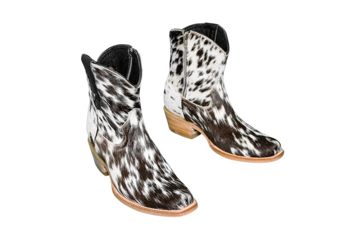 Loretta Cowhide Boots – Size 7.5 – Western Boots for Women