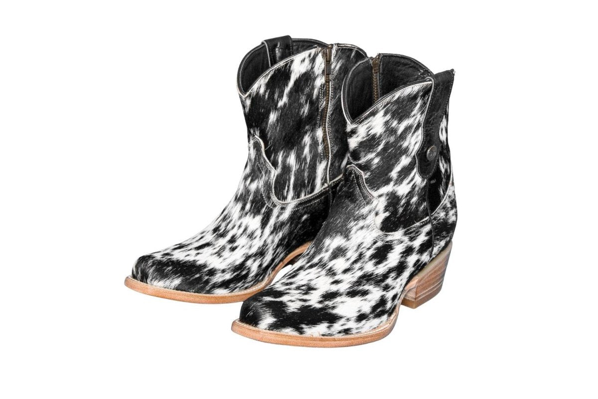 The Loretta Cowhide Boots - Size 8 US