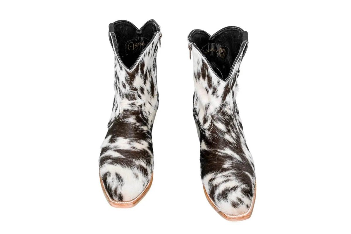 Loretta Cowhide Boots – Size 8.5 – Western Boots for Women