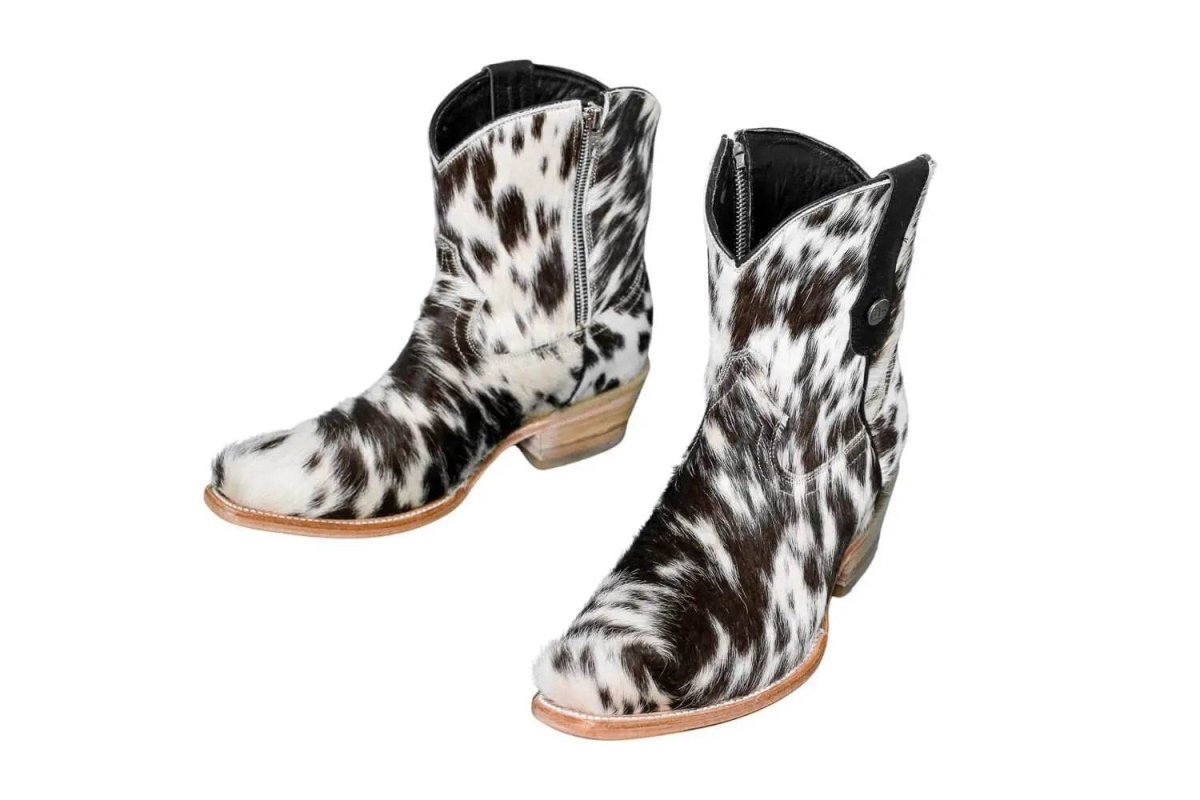 Loretta Cowhide Boots – Size 8.5 – Western Boots for Women