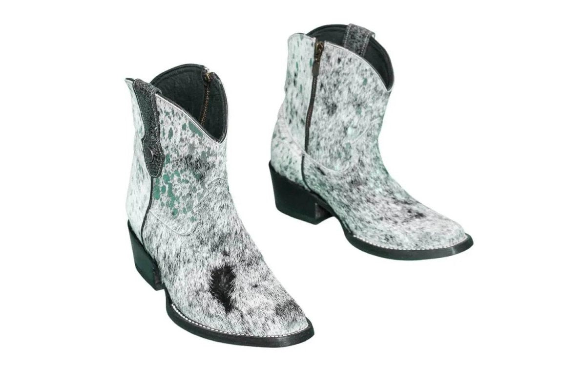 Loretta Cowhide Boots – Turquoise Collection – Western Boots for Women
