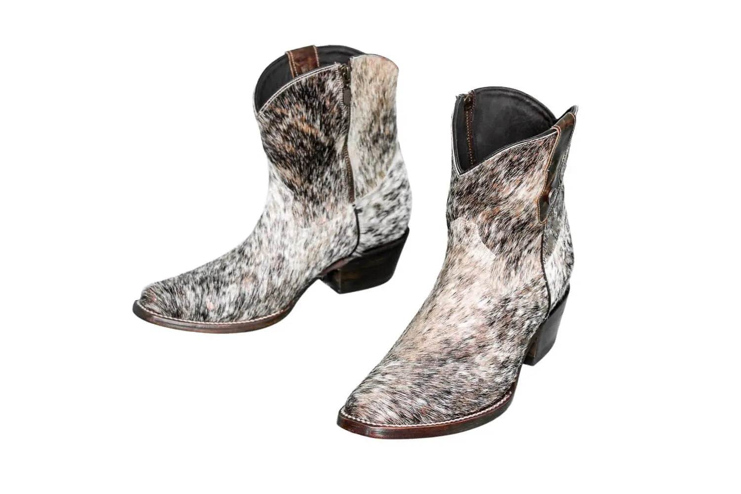Loretta Cowhide Boots – Rose Gold Collection – Western Boots for Women