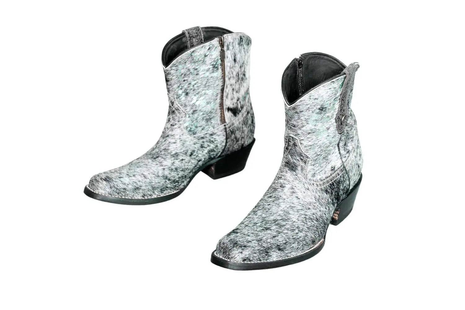 Loretta Cowhide Boots – Turquoise Collection – Western Boots for Women