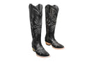 Lorraine Boots – Black Cowboy Boots for Women – Handmade Tall Western Boots