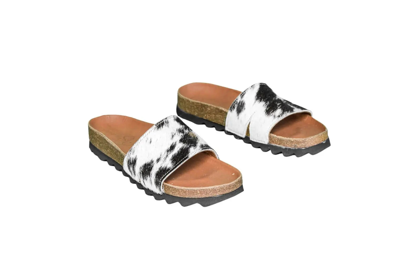 Tara Cowhide Slides Sandals - Women's Western Wear