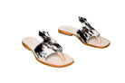 Handmade Western cowhide flip flops for women – size 6