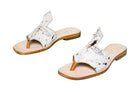 Handmade Western cowhide flip flops for women – size 8