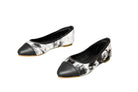 Mia Cowhide Ballerina Flats – Handmade Hair-on Hide Shoes - Size 6