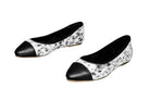 Mia Cowhide Ballerina Flats – Handmade Hair-on Hide Shoes - Size 9