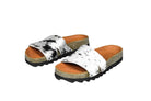 Tara Cowhide Slides Sandals - Size 5 - Women's Western Wear