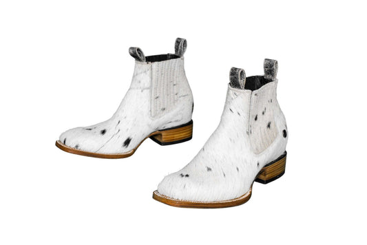 Aurora Cowhide Boots – Size 10.5 – Handmade Western Boots for Women