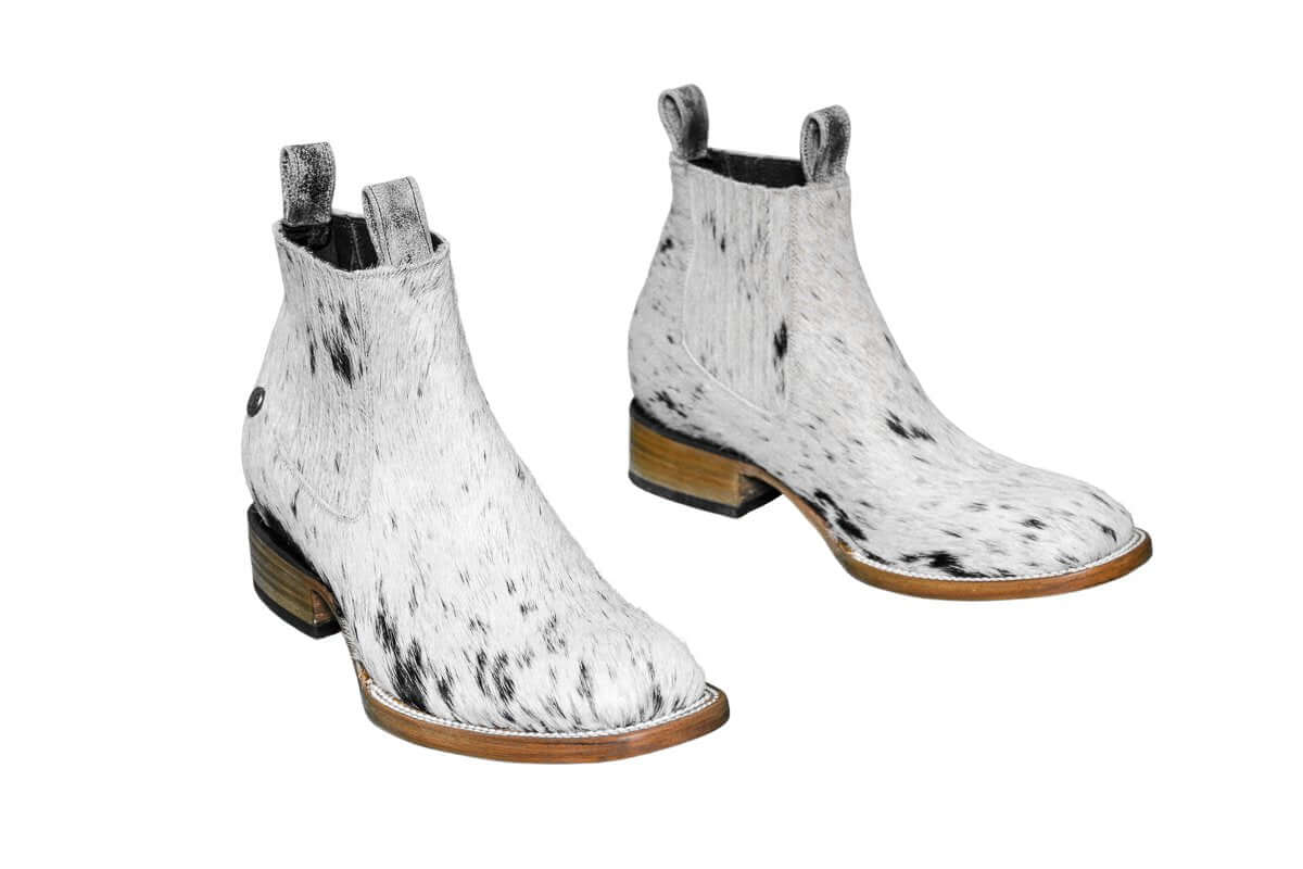 Aurora Cowhide Boots – Size 10.5 – Handmade Western Boots for Women