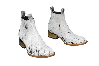 Aurora Cowhide Boots – Size 10.5 – Handmade Western Boots for Women