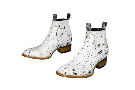 Aurora Cowhide Boots – Size 12 – Handmade Western Boots for Women