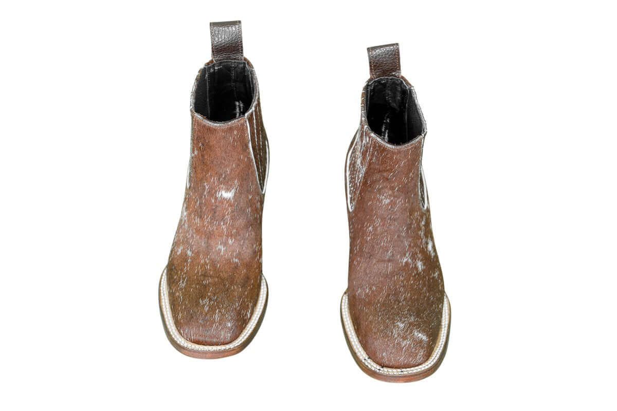 Aurora Cowhide Boots – Size 6.5 – Handmade Western Boots for Women