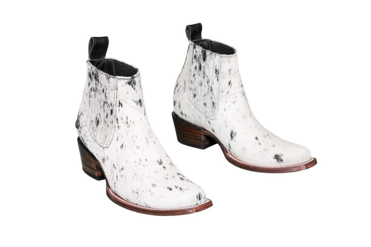 Aurora Cowhide Boots – Size 9.5 – Handmade Western Boots for Women