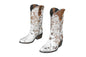 Carmen Tall Cowhide Boots – Hair-on Hide – Size 6.5 – Handmade Western Boots for Women