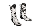 Carmen Tall Cowhide Boots – Hair-on Hide – Size 9.5 – Handmade Western Boots for Women