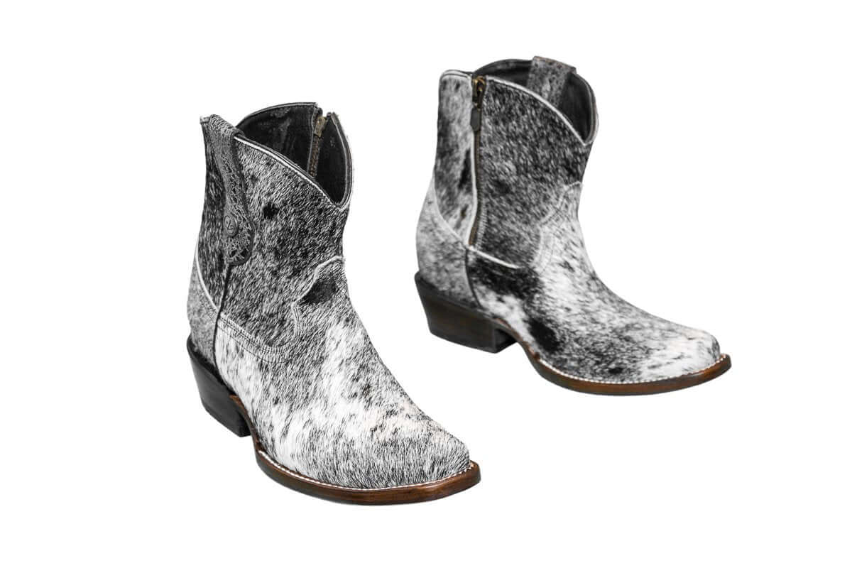Loretta Cowhide Boots – Size 6 – Western Boots for Women