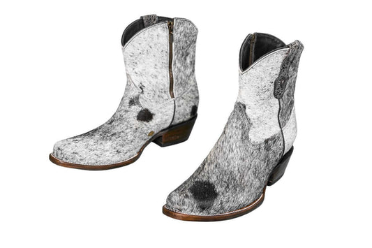Loretta Cowhide Boots – Size 9.5 – Western Boots for Women